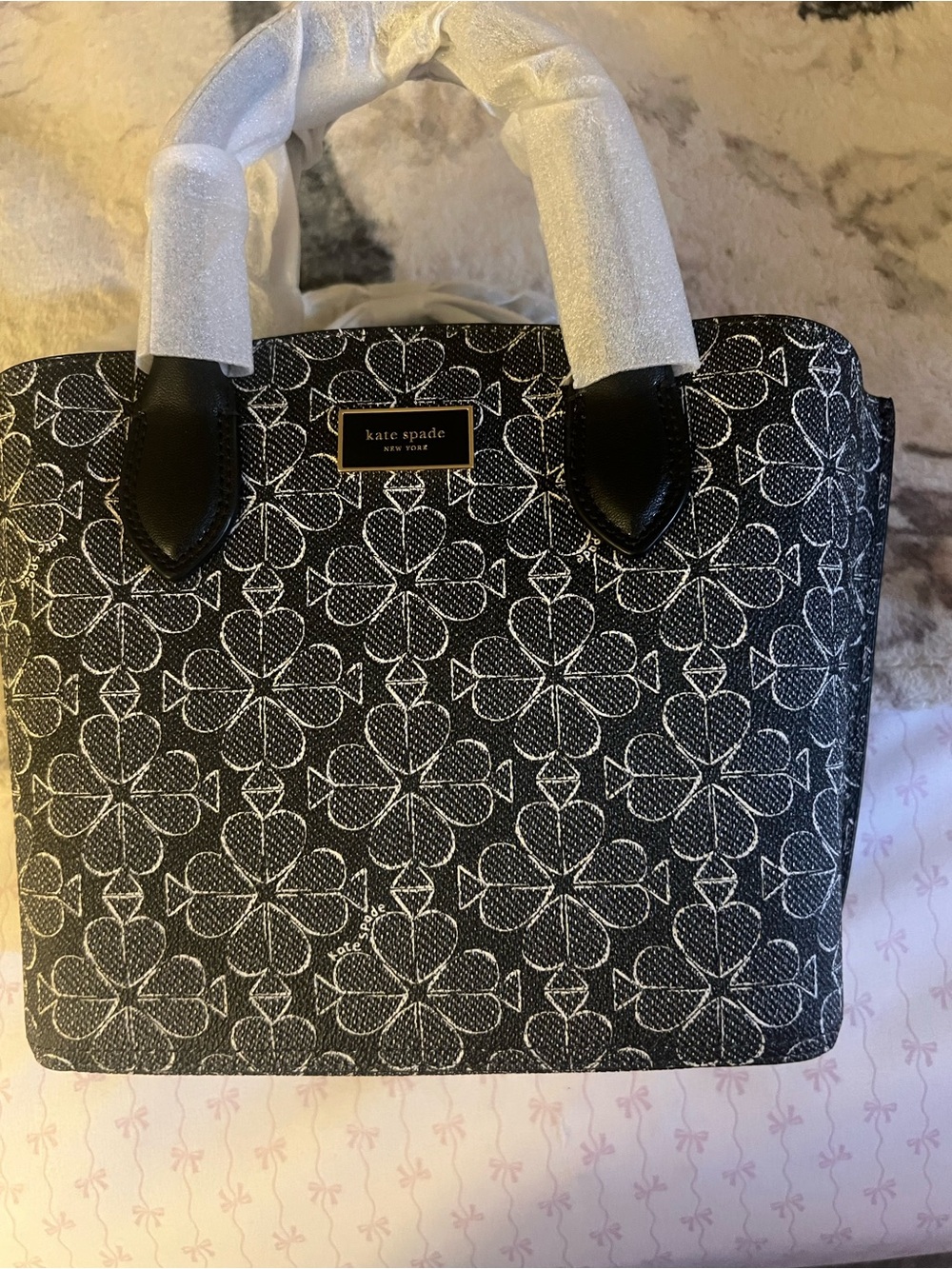 kate spade spade flower tote NWT